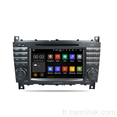 DVD de navigation pour Android Mercedes Benz W203